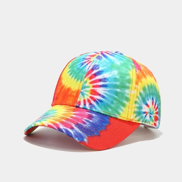 IC Färg Tie-dye baseballcaps og sommerhatt1#