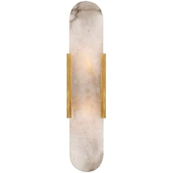 IC Moderne Minimalistisk Design Kunst Væglampe Postmoderne Jern Guld Sort Væglampe Kreativ Marmor Væglampe Armatur Soveværelse Badeværelse Væglamper