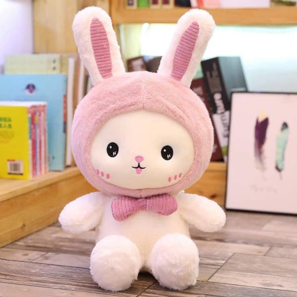 IC Bunny Plysjdyr Pute (Rosa, 40 cm)