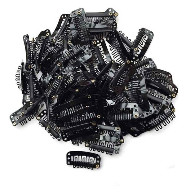 IC 40 Pakk U-formet jern Snap Clips for hårforlengelser parykk