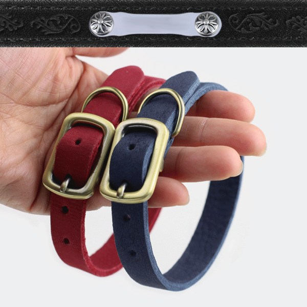 IC Starkare än läder Vattentätt & luktsäkert hundhalsband | blue