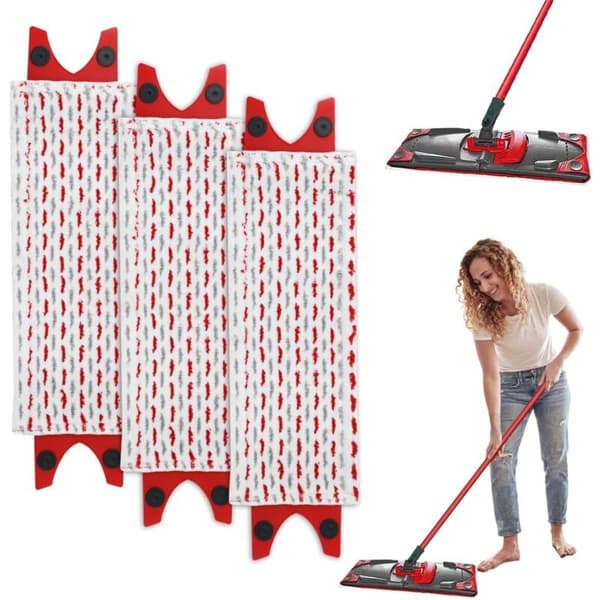 Mikrofibermopp Påfyllning för Vileda Ultramax Mopp Kit Kompatibel med Vileda Ultramax Plus Easy Wring Absorberande Påfyllning 2-pack
