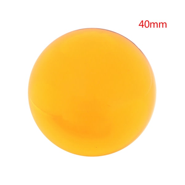 IC 1 st Amber Crystal Ball Quartz Healing Sphere kuva rekvisita 40mm
