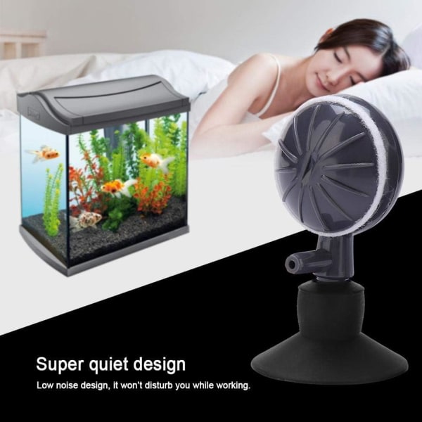 IC Luftsten Skiva med Sugkoppar Bubblande Luftsten Diffusor
