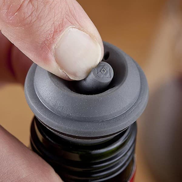 Silikonpropper for vinflasker - Bulksett med 6