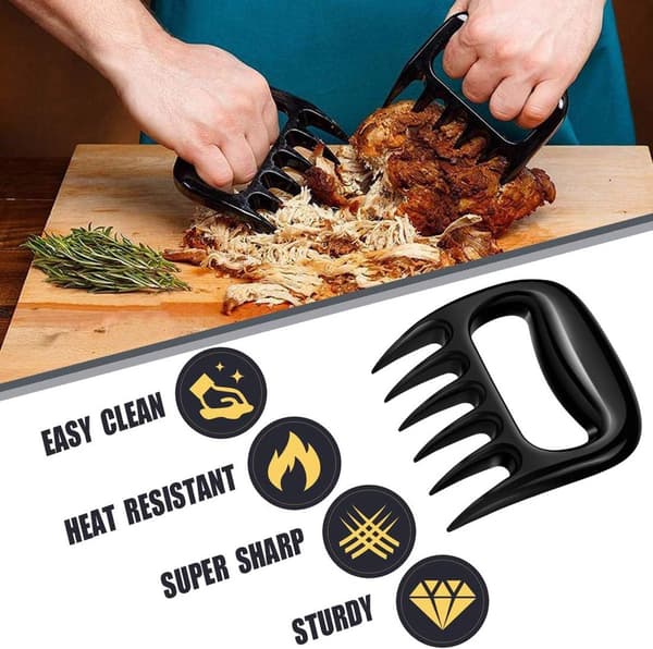Professional - Meat Shredder - Meat Divider - Roasted - Chicken - Meat Shredder - BBQ Fork - BBQ Accessories - Bear Claw - Easy