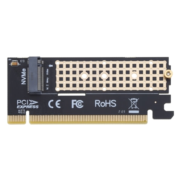 M2 til PCIE x16-adapterkort Pci-e til m2-omvandler Riser NVMe SSD-adapter m2 M-Key PCI-Express 3.0-støtte 2230-2280