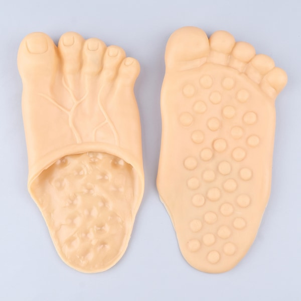 IC Roliga Tofflor Män Kvinnor Unisex Creatire Toe Skor Crazzy Five-F