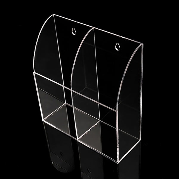 IC 1/2/3-rutnät Transparent Akryl Fjärrkontroll Förvaringsbox Vägg 2