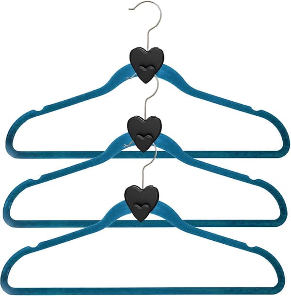 24 Pieces - Space Saving - Hanger Hooks - Closet Organizers - Wardrobe Organizer - Clothes Hangers - Connecting Hooks