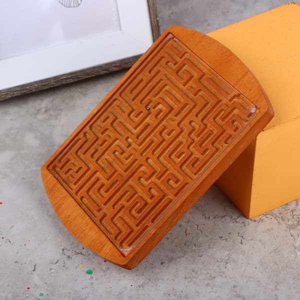 IC Labyrinth Pussel Pärlor Balanserar Labyrinth Spel Tidig Pedagogisk Labyrinth Bala