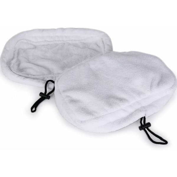 5 st Universal Tvättbara Mikrofiber Ångmopp Ersättningsdynor, 27 x 16cm (Vit)