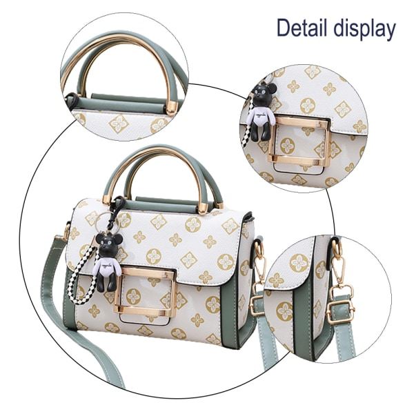 IC Crossbody-tasker til kvinder Klassisk håndtaske med justerbar rem