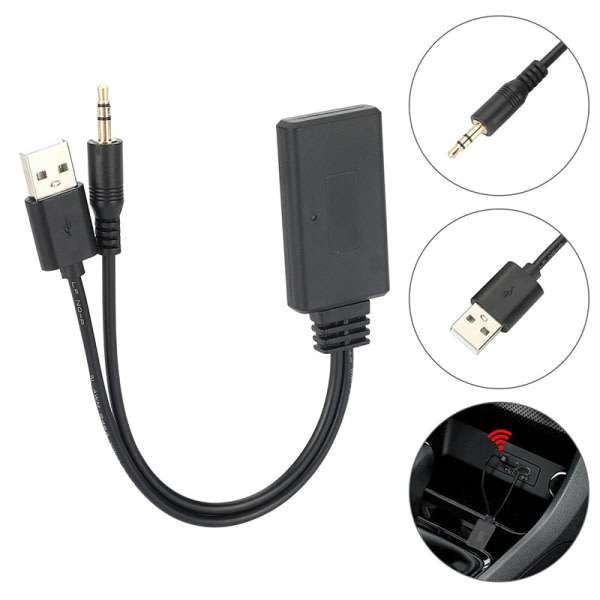 IC Trådlös Bluetooth 5.0 HIFI Adapter o Mottagare Svart