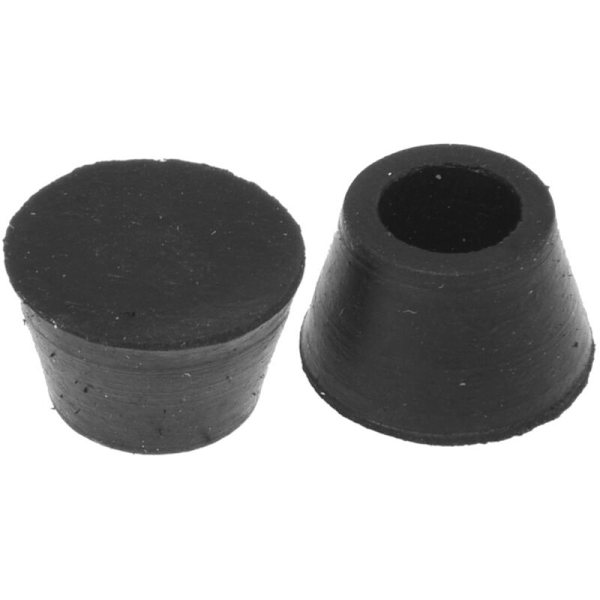 40 stk. sorte møbelbenshætter i gummi, 16 mm diameter til stol, sofa, bord