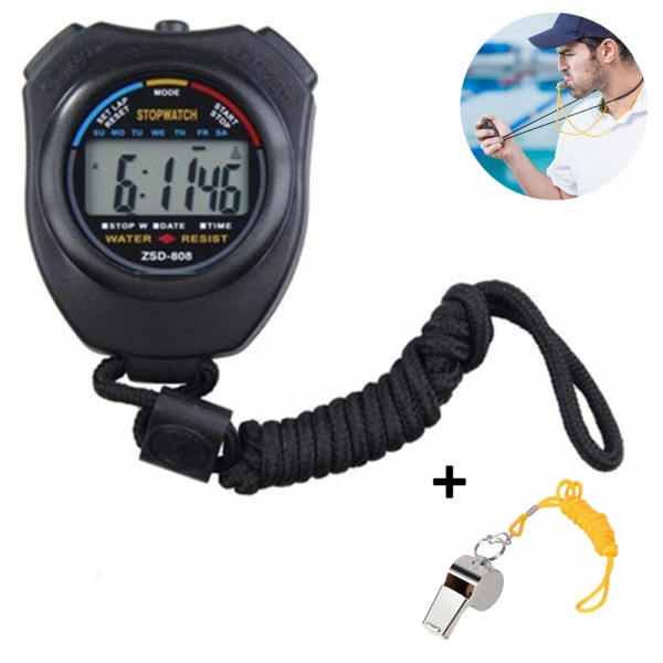 IC Digital Stoppklokke, for basketball, fotball, boksing, skyting, dommere, svømming, trening, sport, sportskamp, trening