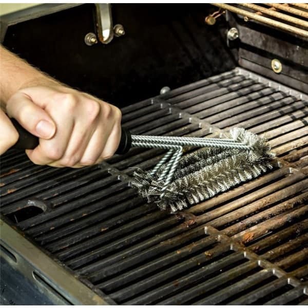 IC Uunin Grillinpuhdistusharja 18 tuuman kolmijohdininen uunin grillinpuhdistusharja