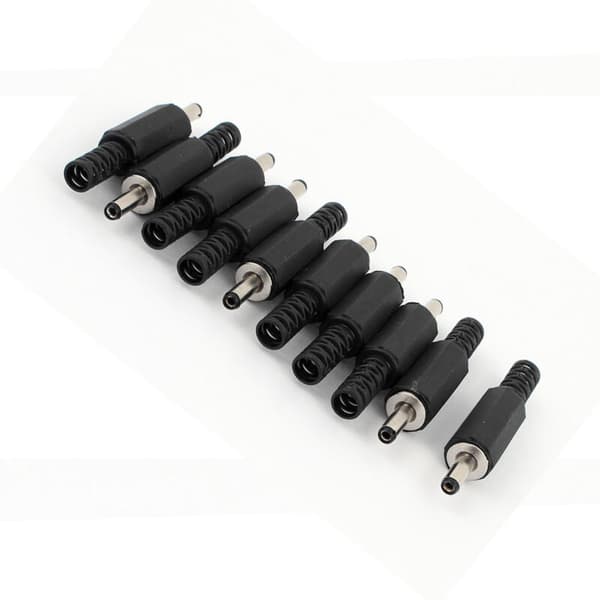 10 stk. Hanstik Jack Connector DC Strøm Nye Reservedele 3,5 mm x 1,35 mm