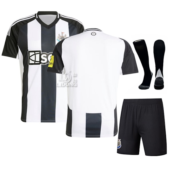 2425 Uusi Newcastle-kotikenttäpaita, jalkapalloasu nro 14 Alexander Issa Size 14 with socks #M