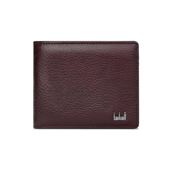 IC Business Men Slim Plånbok Man PU Läder Plånbok Man Klassisk Design