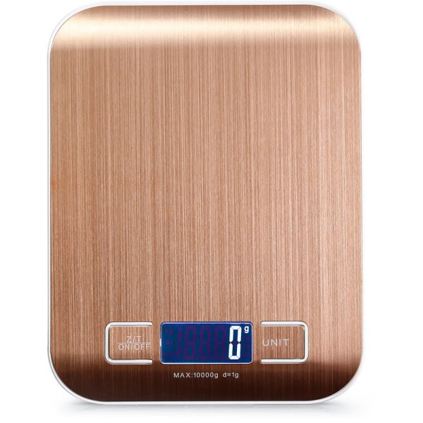 IC 5kg/1g Rose Gold Elektroninen Vaaka (Paristot) Mini Pieni Keittiö Gramma Vaaka
