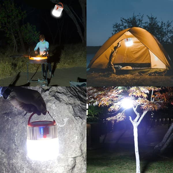 IC CNE 2-pak Sol Campinglys til vandreture, fiskeri