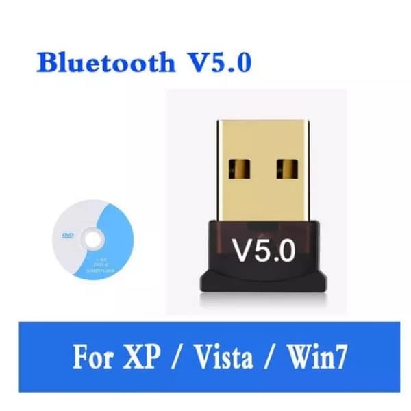IC 2-pakks høykvalitets USB Bluetooth-adapter V5.0