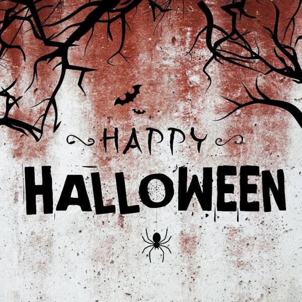 4 kpl Halloween-teemaseinätarra lastenhuoneen ikkunaan
