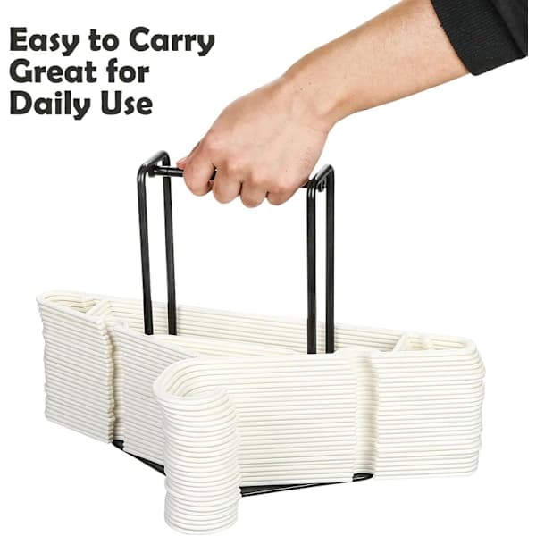Portable Hanger Organizer Rack Wardrobe Hanger Storage Stacker Holder Laundry
