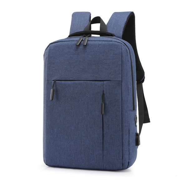 IC Casual ryggsäck, business ryggsäck, laptop ryggsäck med USB-port Blå