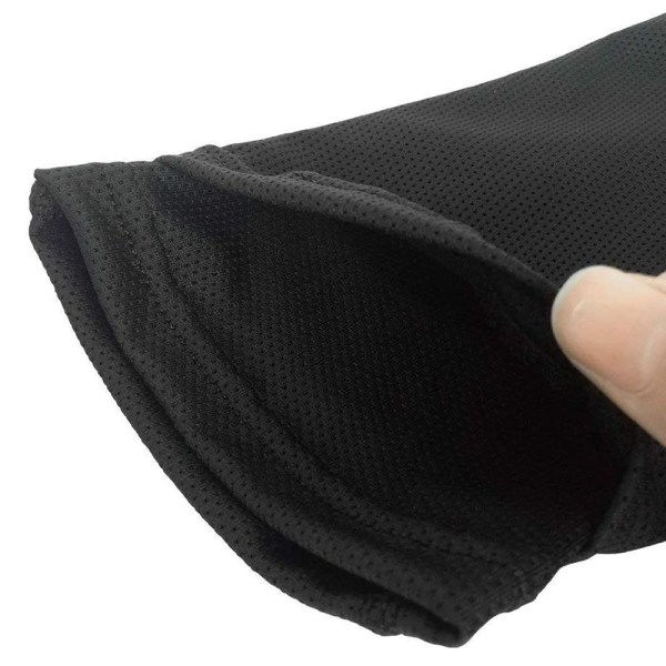 IC 1 pari Jalkapallo Shin Guard Suojastin Sukkia, Jalkapallo Kompressio Varsi Suojat Taskulla Shin Guard - Musta - L