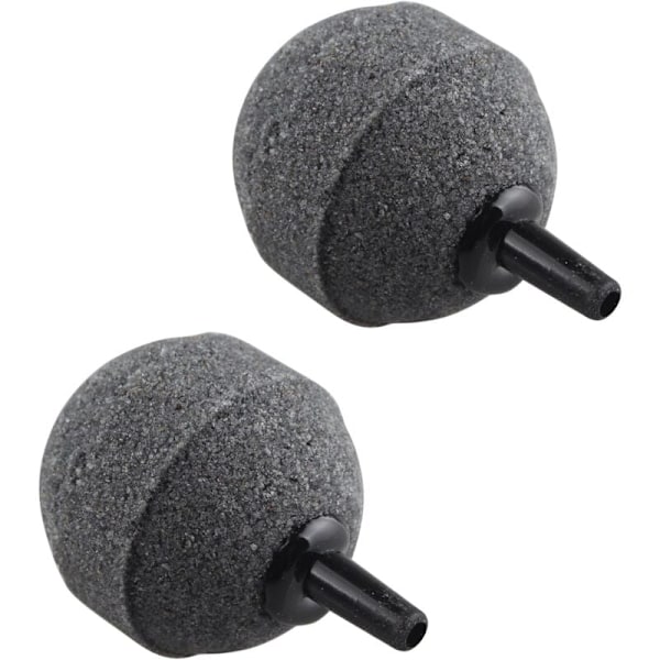 2 ST 30mm Akvarie Boll Bubbel Luftstenar Diffuser för Akvarium Hydroponisk Pump