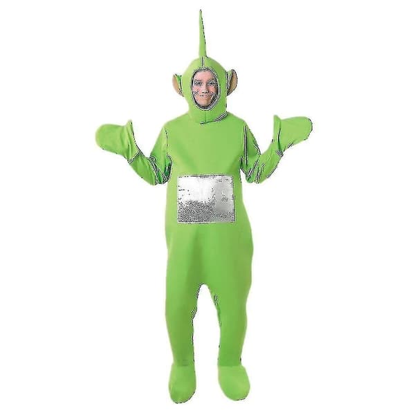 Färgglada Teletubbies Roll Vuxen Rolig Kostym W-Perfect Grön grön green xl