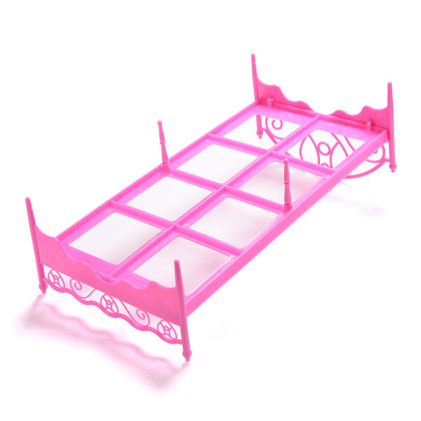 IC 1 set enkelsäng för Barbie dockhusmöbler & kuddsäng