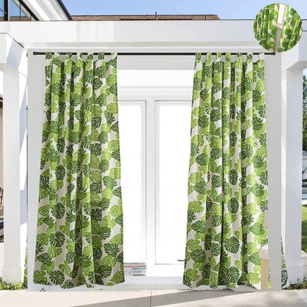 IC Utomhus Vattentäta Gardiner Ögle Gardin 1,4*2m cm För Veranda,