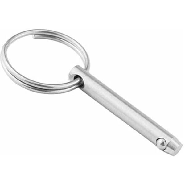 4 stk. Quick Release Ball Pins, 316 Rustfrit Stål 6,3 mm Diameter Quick Release Pins med Fjederbelastet Kugleende