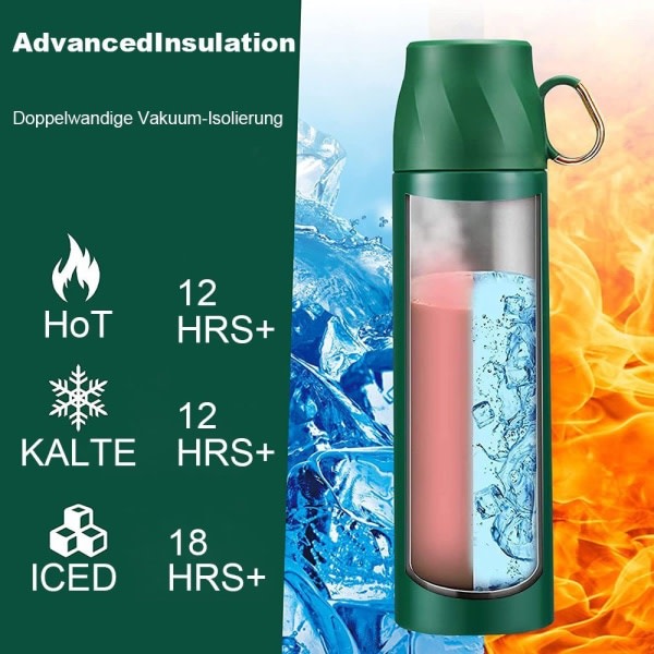 IC CNE Termosflaska 500ML, för vattenflaska för barn