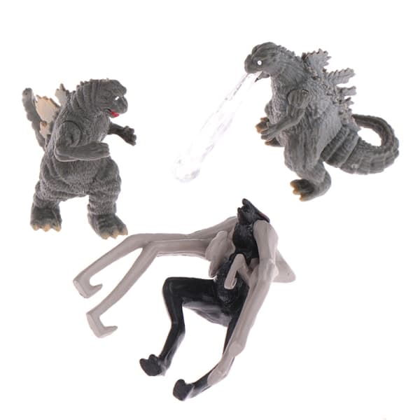 8 stk/ sæt Godzilla Vs Kong model 5 cm actionfigur model legetøj