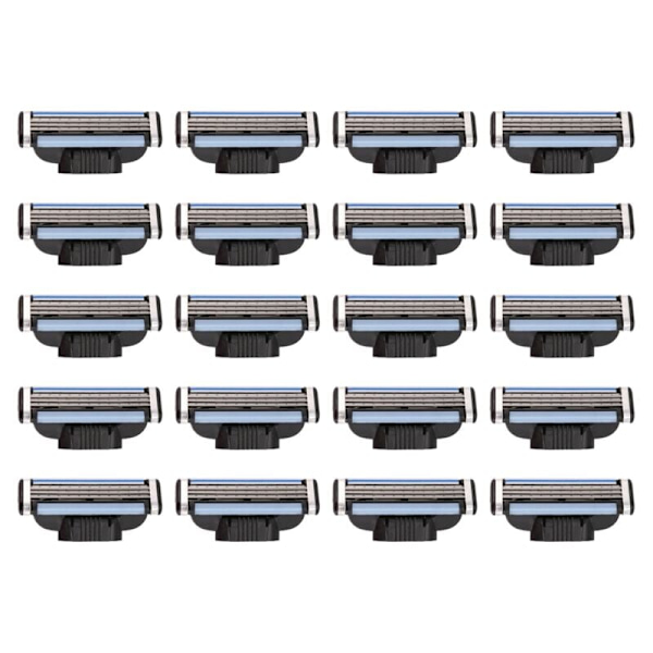 20 barberbladrefiller, Mach 3 manuell for