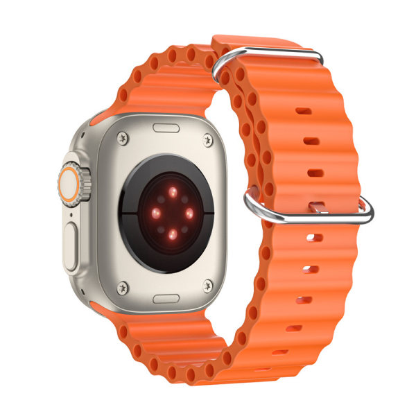 IC Silikon Armband Ocean-rem kompatibel med Apple Watch-rem for Apple Watch Utra