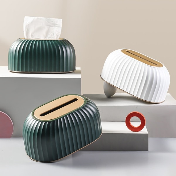 IC Vævæskeskrin Cover, Rektangulær Kleenex Holder Box, Gul