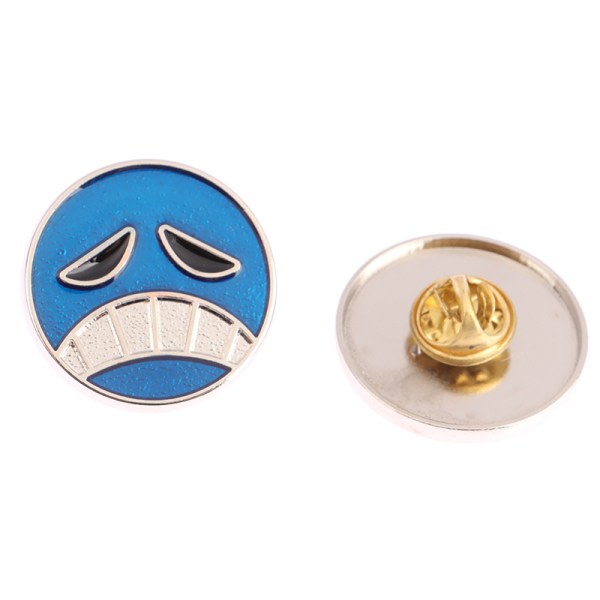 IC 2 stk Caps Lapel Pins For Ryggsekk Brosje Metall Pin Manga Brosje