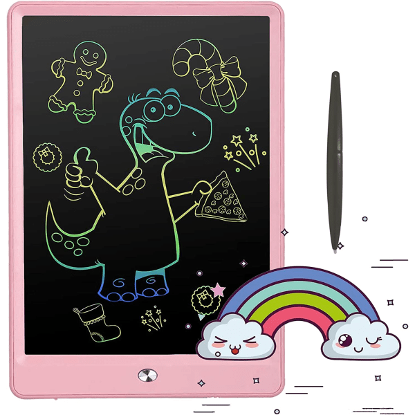 IG LCD skrivtavla Farge graffiti tavla 8,5 tums rittavla Rosa