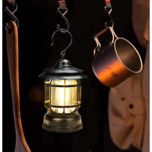 IC Campinglampe, Havebelysningslamper, Udendørslys (sort, genopladelig)GroupM