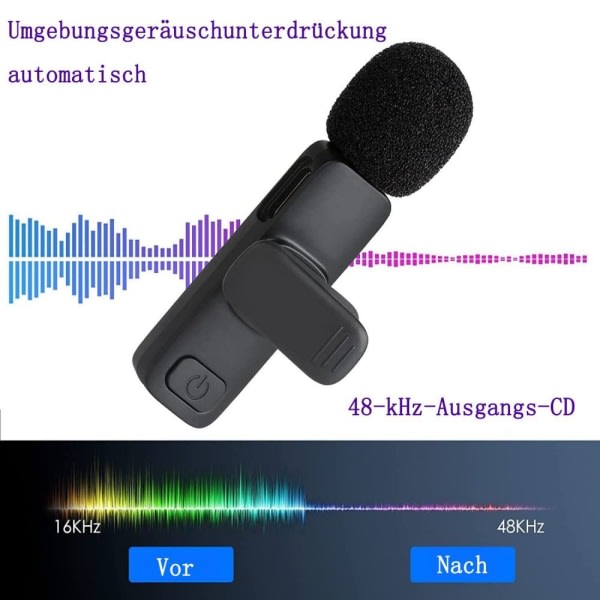 IC Lavalier Mikrofon Mini Mikrofon Bluetooth