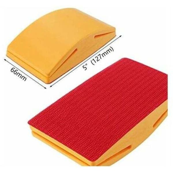 5\" Gummislibeklods med Sandpapirholder