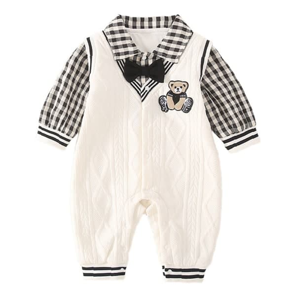 IC Baby College Style Creeper Nyfødt Søt Fullmånklänning