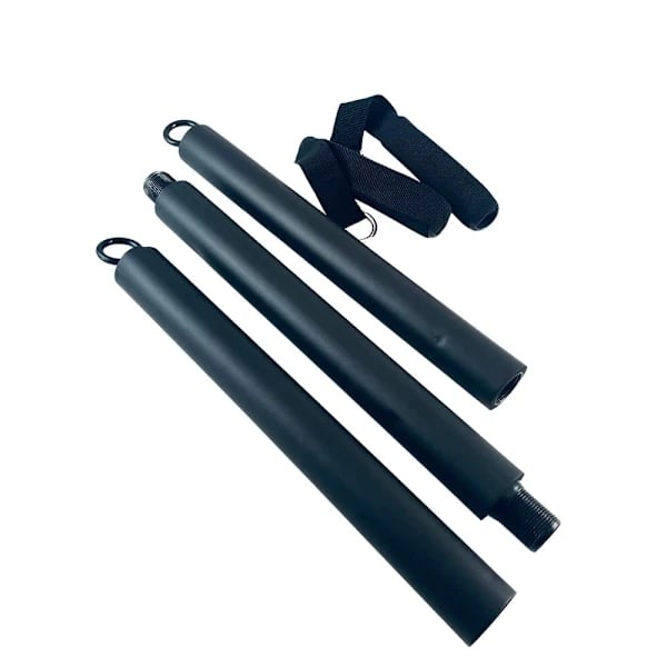 Training bar with resistance bands