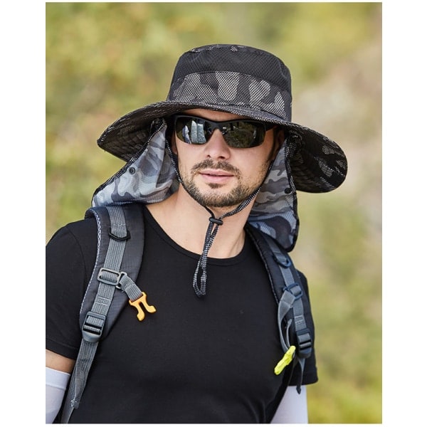 IC Sommervandringshatt Camo med bred brem