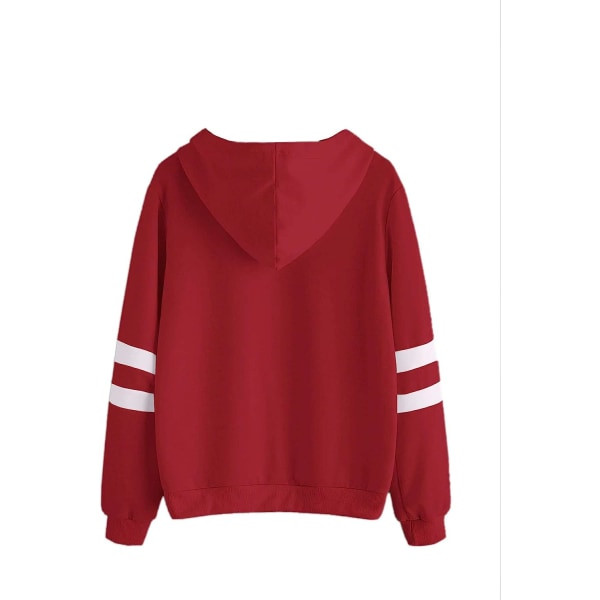 IC Dame Planet Print Varsity Stribet Trøje